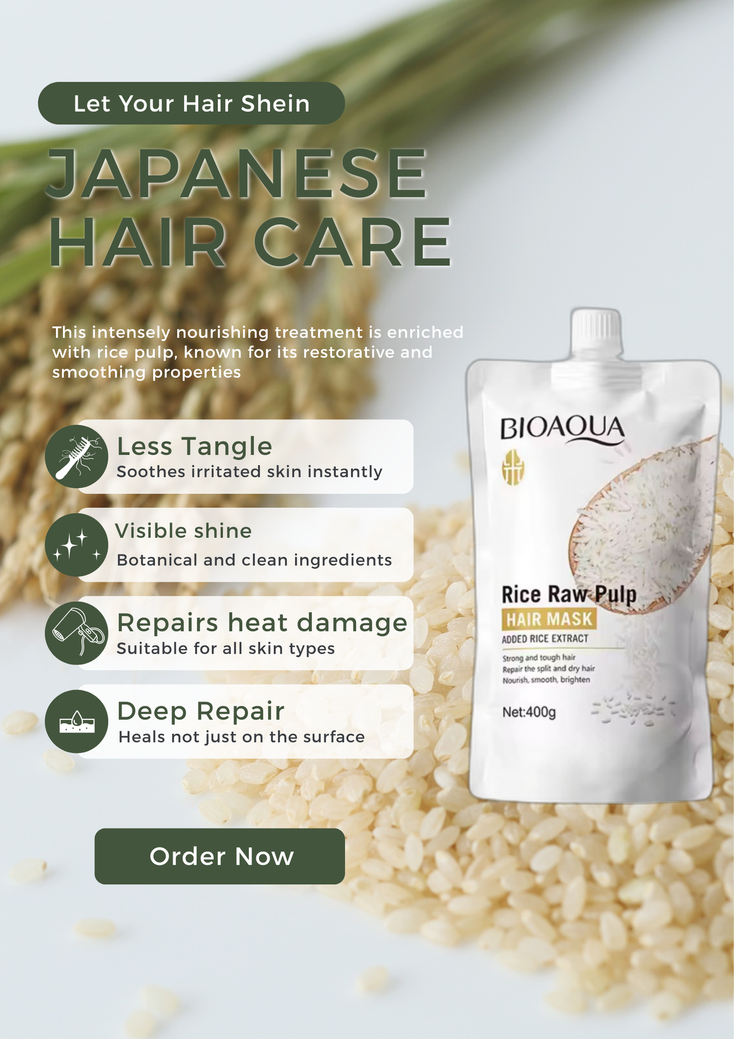 Lunita rice pulp masker